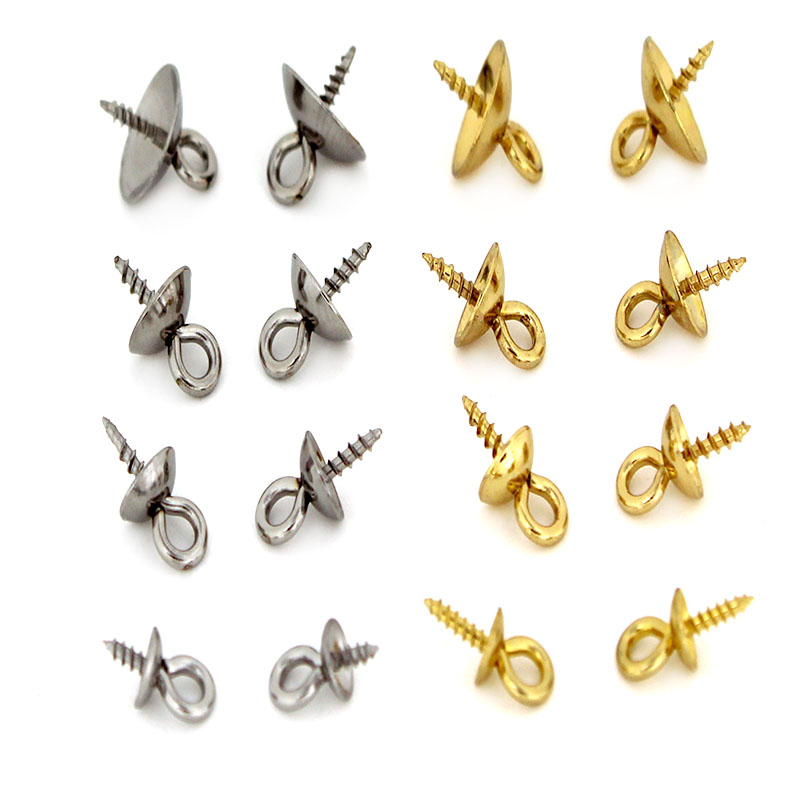 Jewelry Making Pins - 20Pcs Stainless Steel Clasps Hook Screw