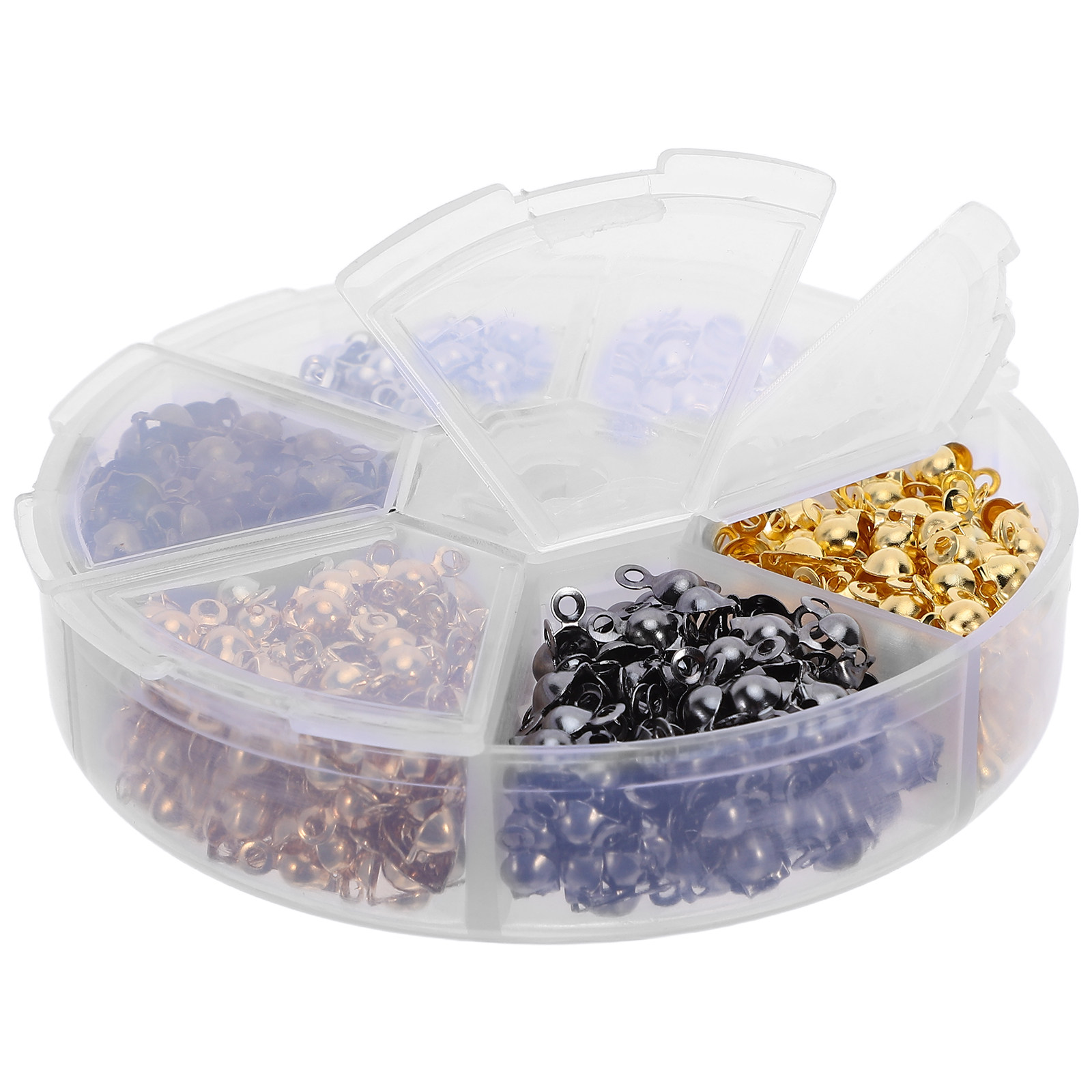 Jewelry Making Knots - 600Pcs Metal End Buckle Crimp Beads