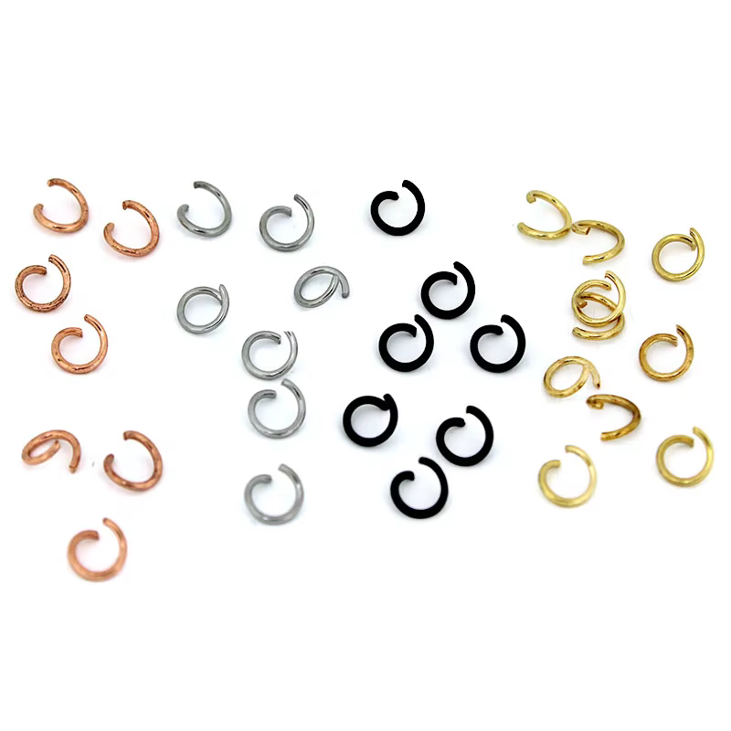Jewelry Making Jump Rings - 200Pcs 4/5mm Stainless Steel Black Open
