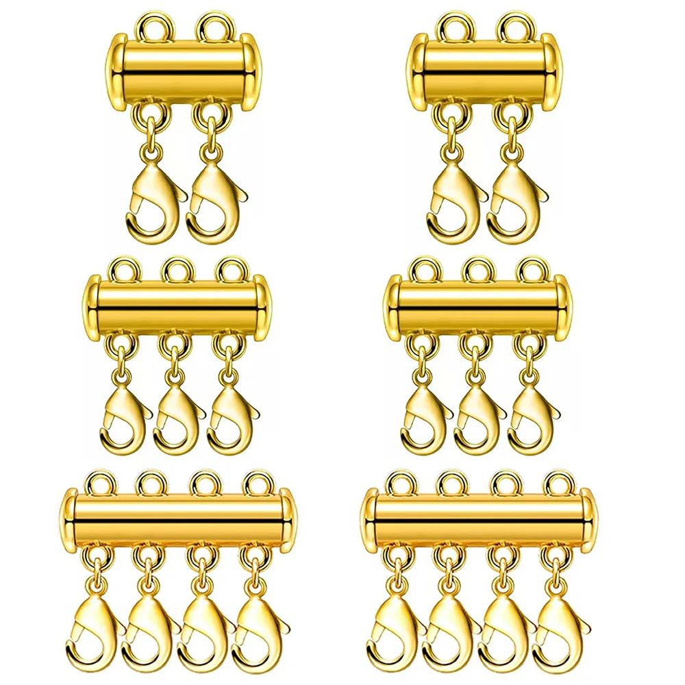 Jewelry Making Class - 2pcs Multi Strand Necklace Layer Lobster