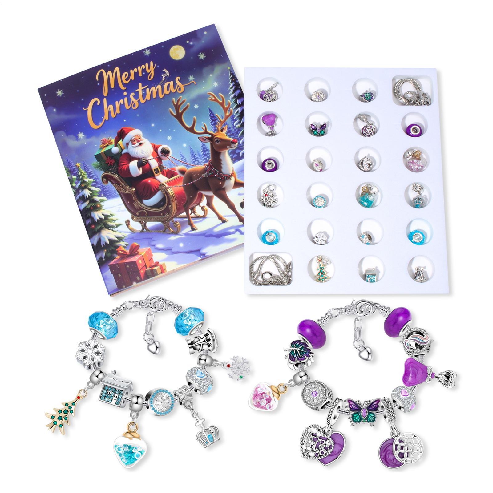 24 Days Christmas Countdown Ad - Jewelry Making Advent Calendar recension och pris
