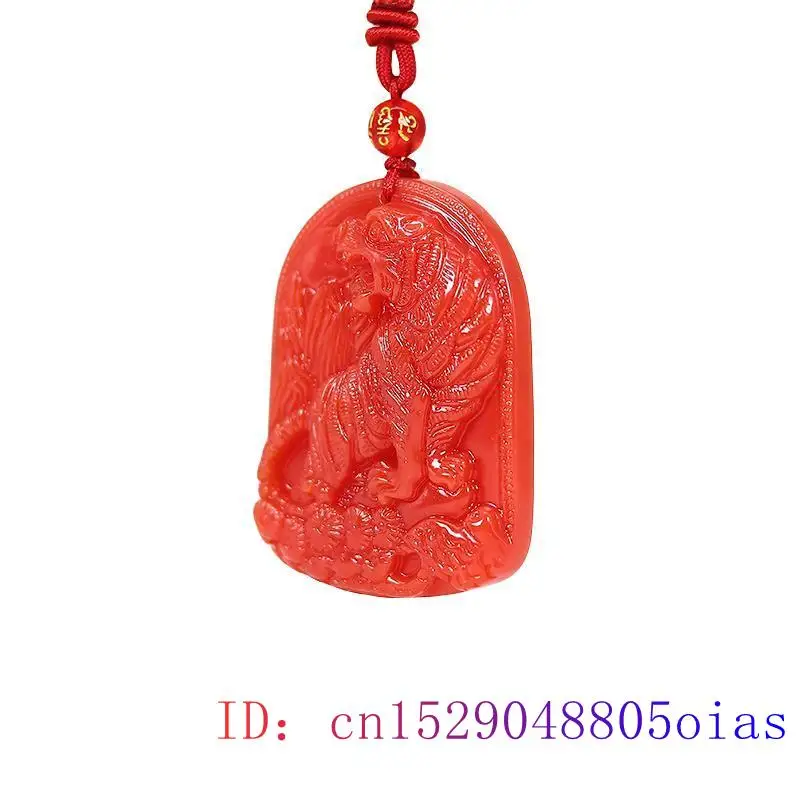Red Jade Tiger Pendant Pendant - Jewelry Making With Stones recension och pris