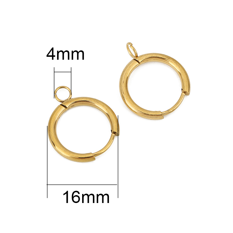 10pcs PVD Never Fade Earrings  - Jewelry Making Wire recension och pris