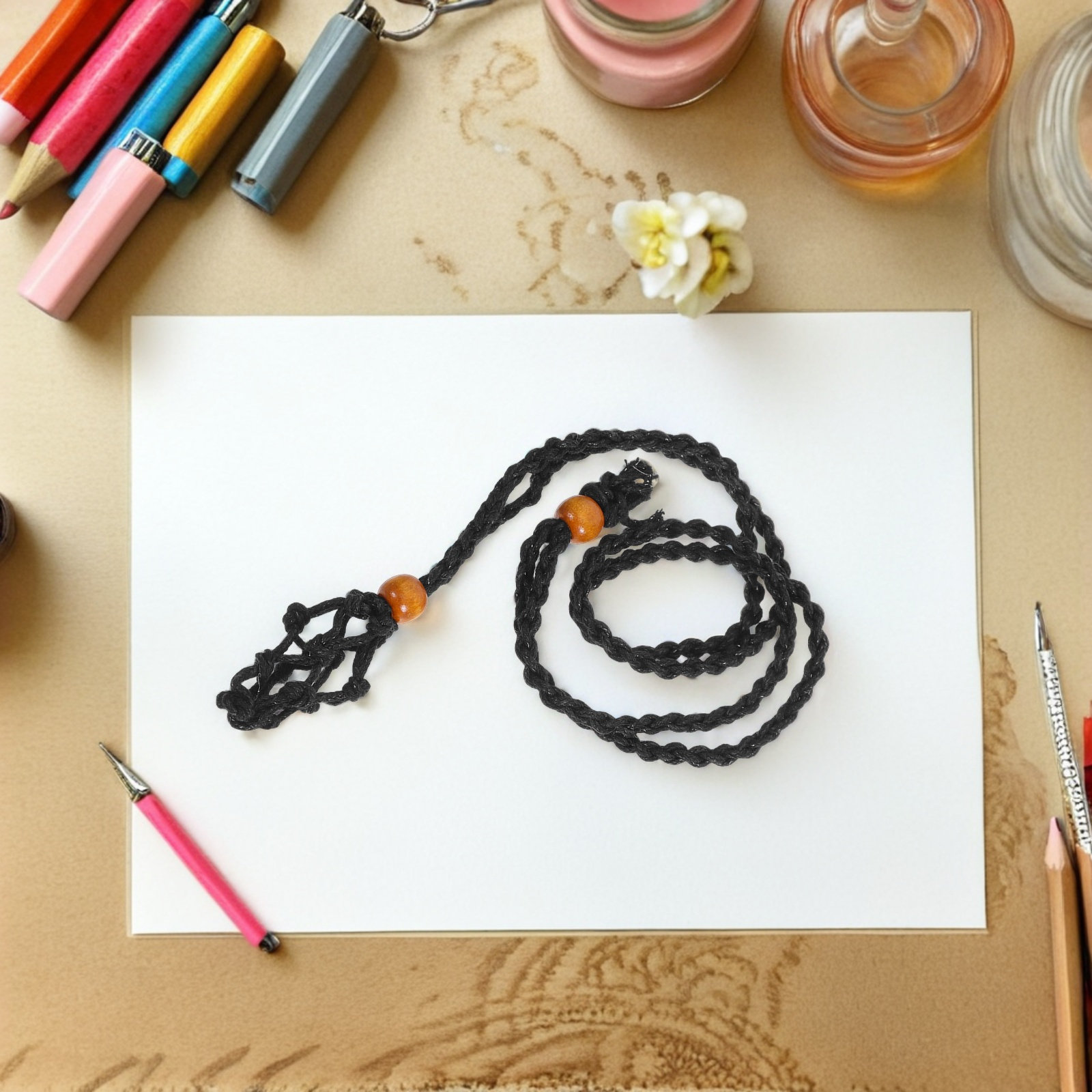 1Set Black Iron Wire and Waxed - Jewelry Making Wire recension och pris
