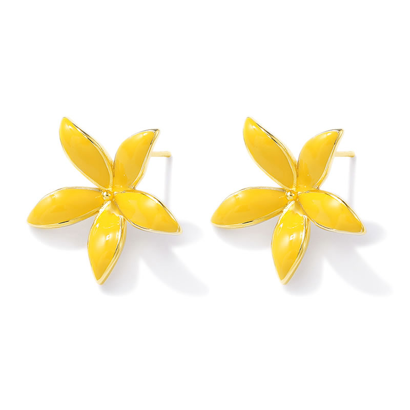 18K Gold Color Brass Flower St - Jewelry Making Pins recension och pris