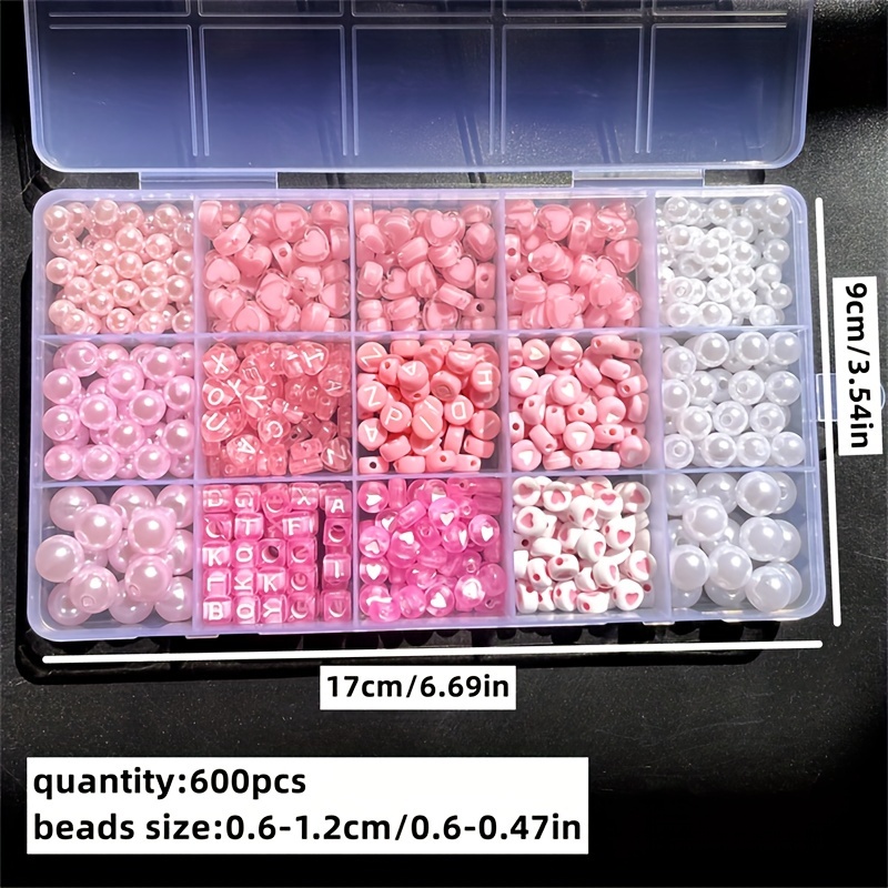 10-Piece Pink Alphabet Box, Ac - Jewelry Making Set recension och pris