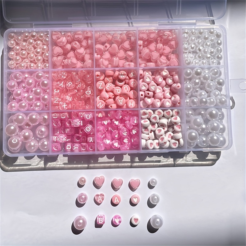 10-Piece Pink Alphabet Box, Ac - Jewelry Making Set recension och pris