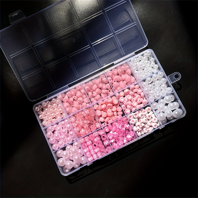 10-Piece Pink Alphabet Box, Ac - Jewelry Making Set recension och pris