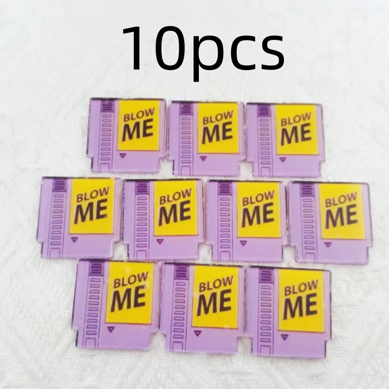 10pcs acrylic video game conso - Jewelry Making Game recension och pris