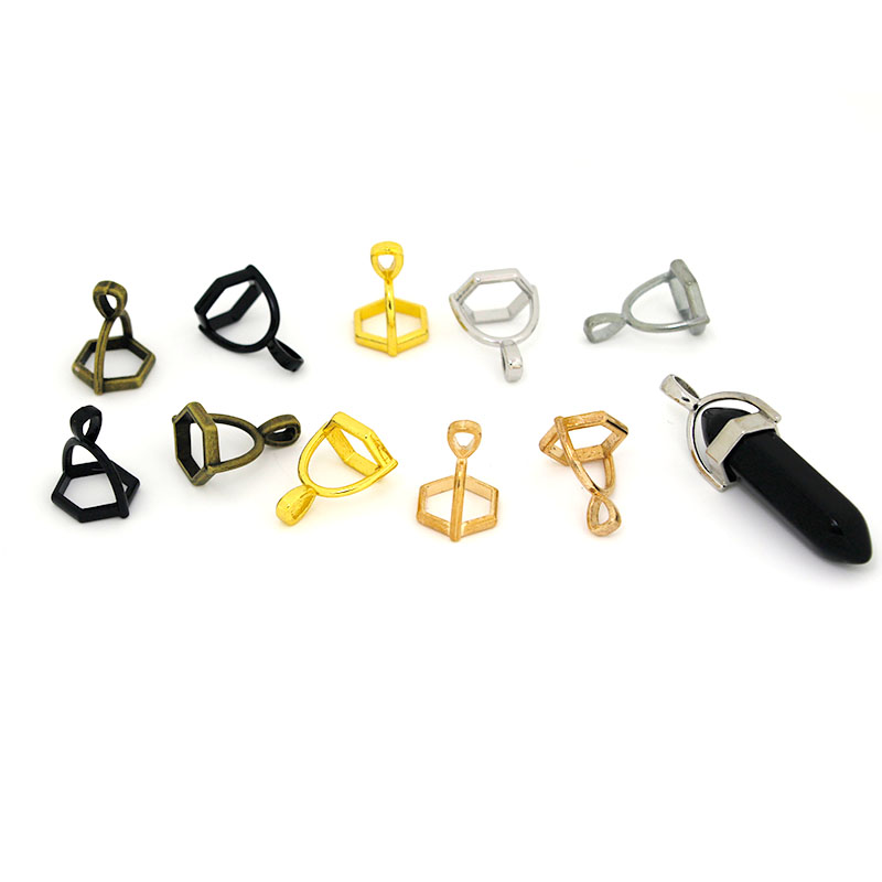20Pcs Hexagonal Gemstone Cap N - Jewelry Making Pins recension och pris
