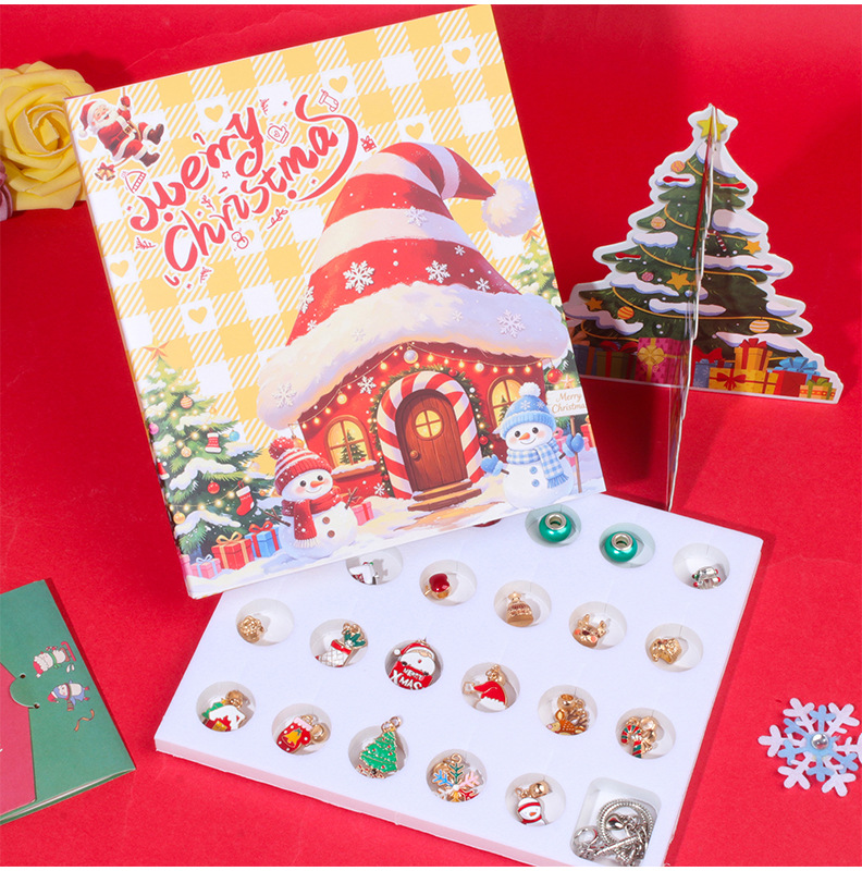 DIY Snowman Santa Claus Bracel - Jewelry Making Advent Calendar recension och pris