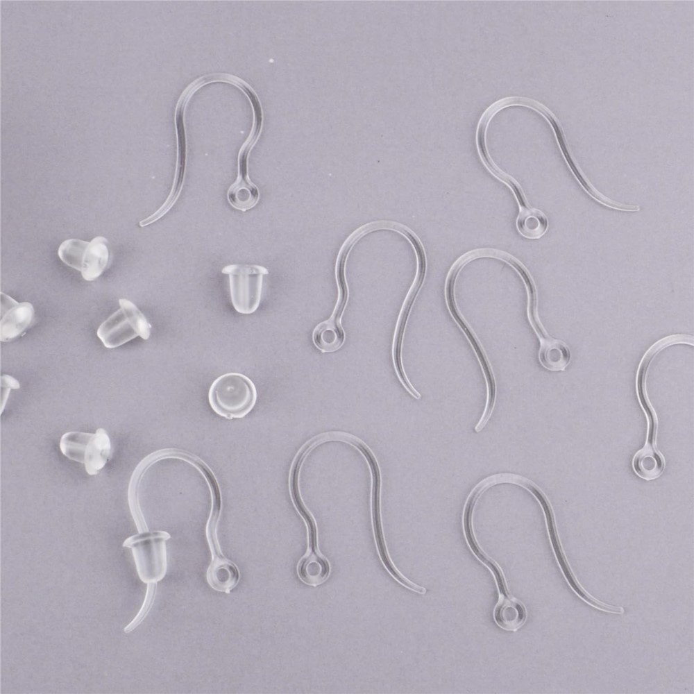 20pcs Plastic Earring Hooks Ea - Jewelry Making Wire recension och pris