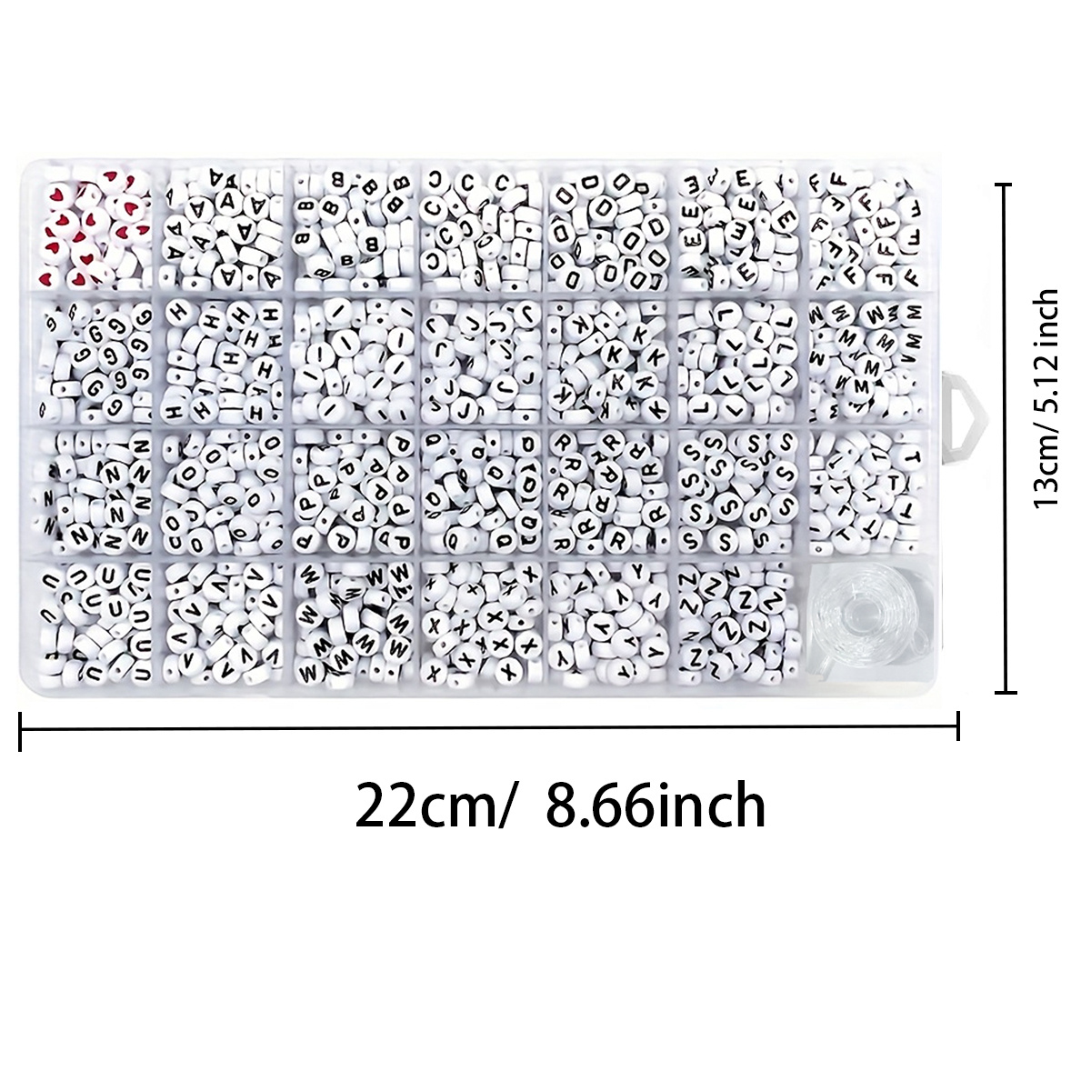 1300 4x7 round acrylic letter  - Jewelry Making Wire recension och pris