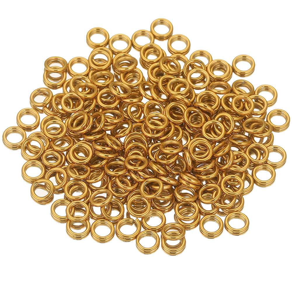 50pcs Stainless Steel Closed J - Jewelry Making Jump Rings recension och pris