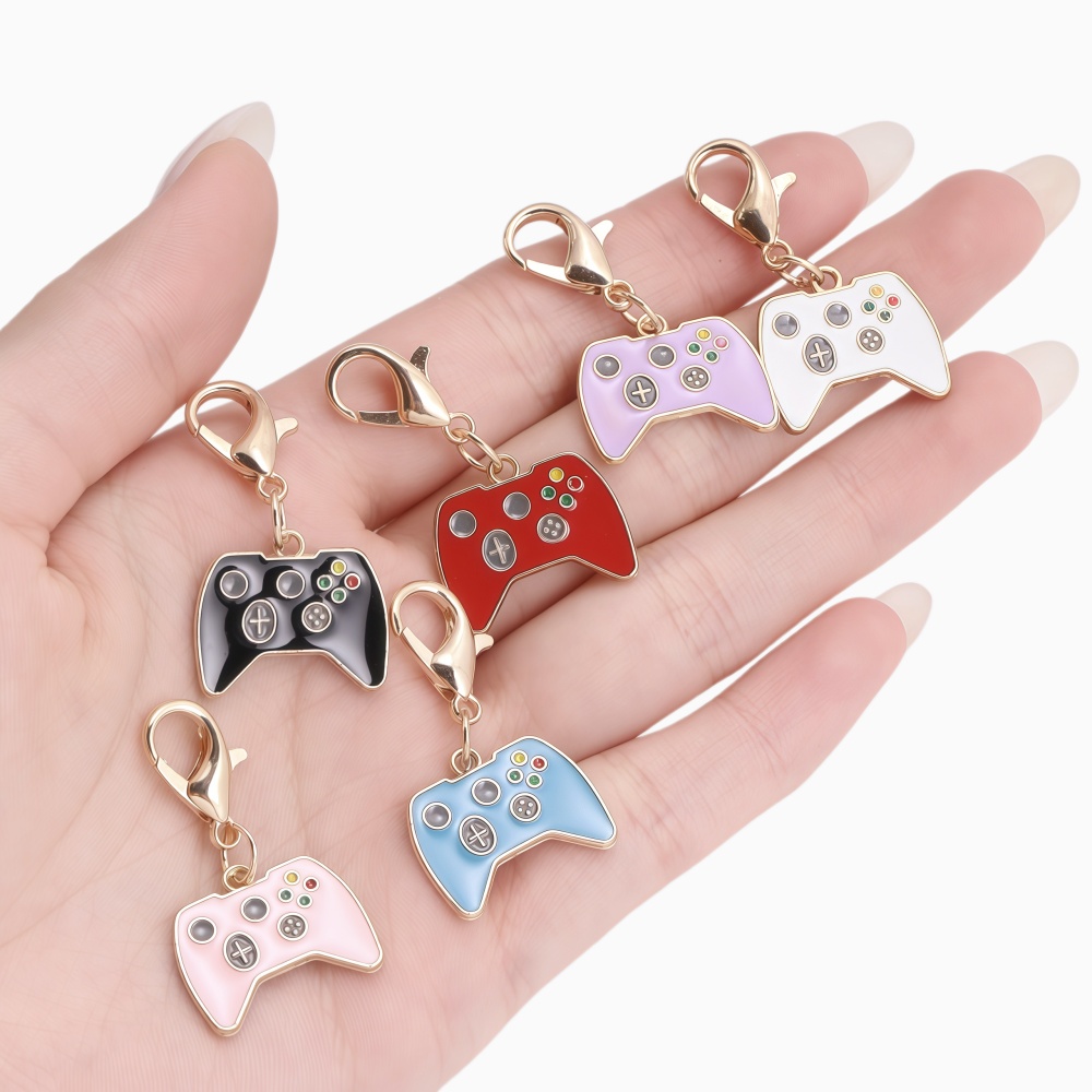 10Pcs Enamel Game Controller C - Jewelry Making Game recension och pris