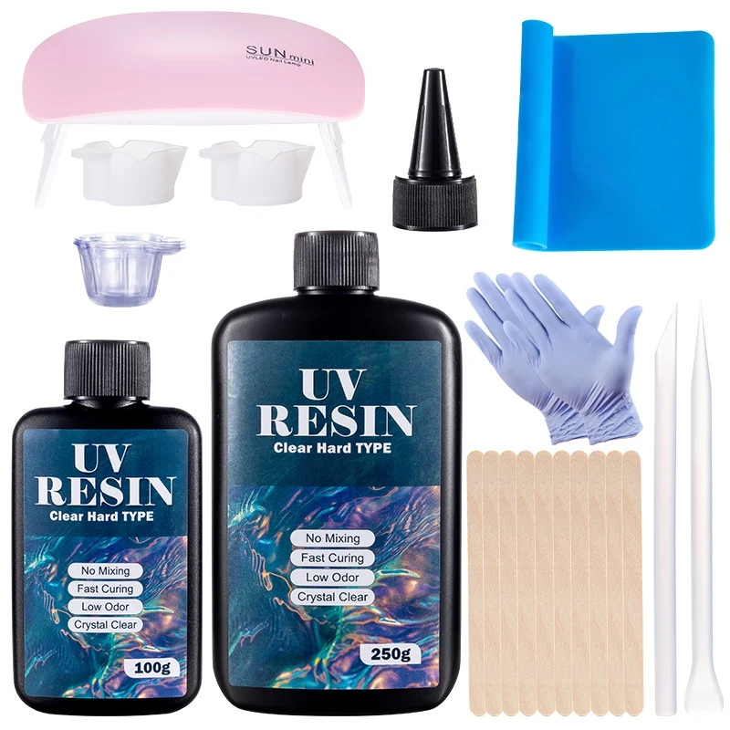 Hard UV Resin Glue Kit Fast Cu - Jewelry Making Techniques recension och pris