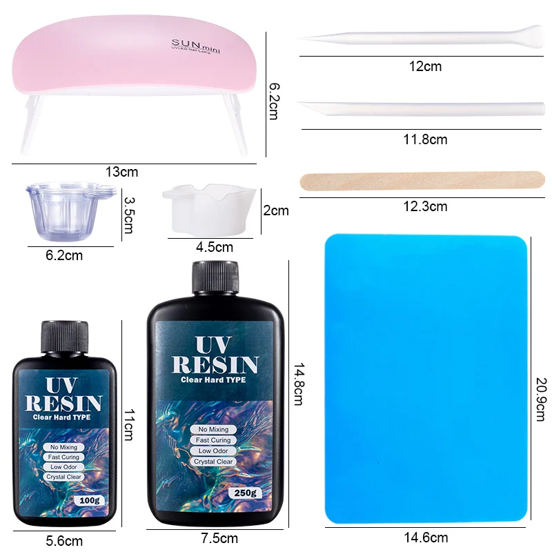 Hard UV Resin Glue Kit Fast Cu - Jewelry Making Techniques recension och pris