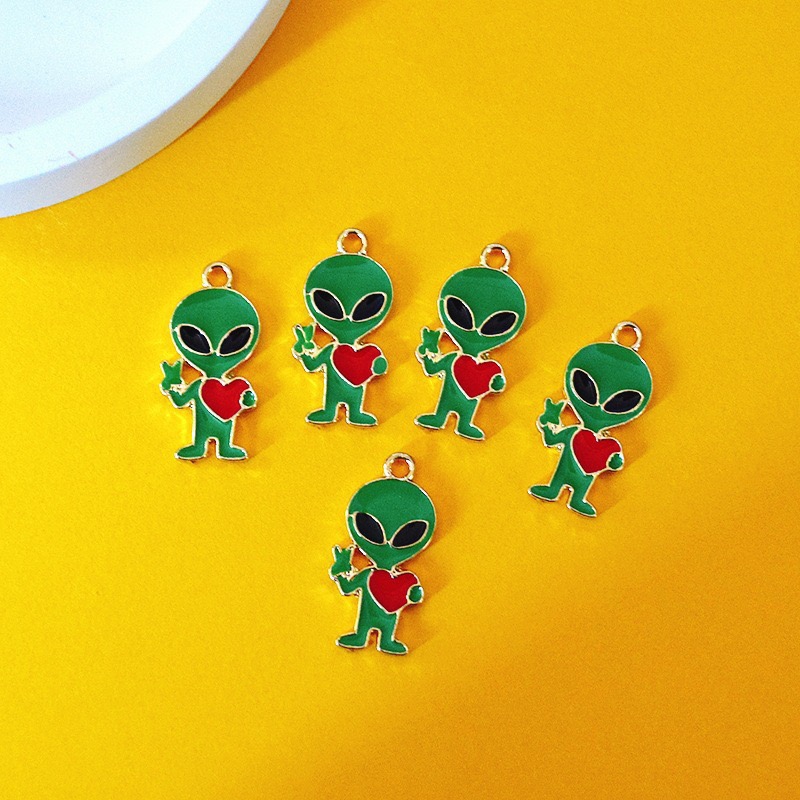 10pcs Simple Alien Alloy Drip  - Jewelry Making recension och pris