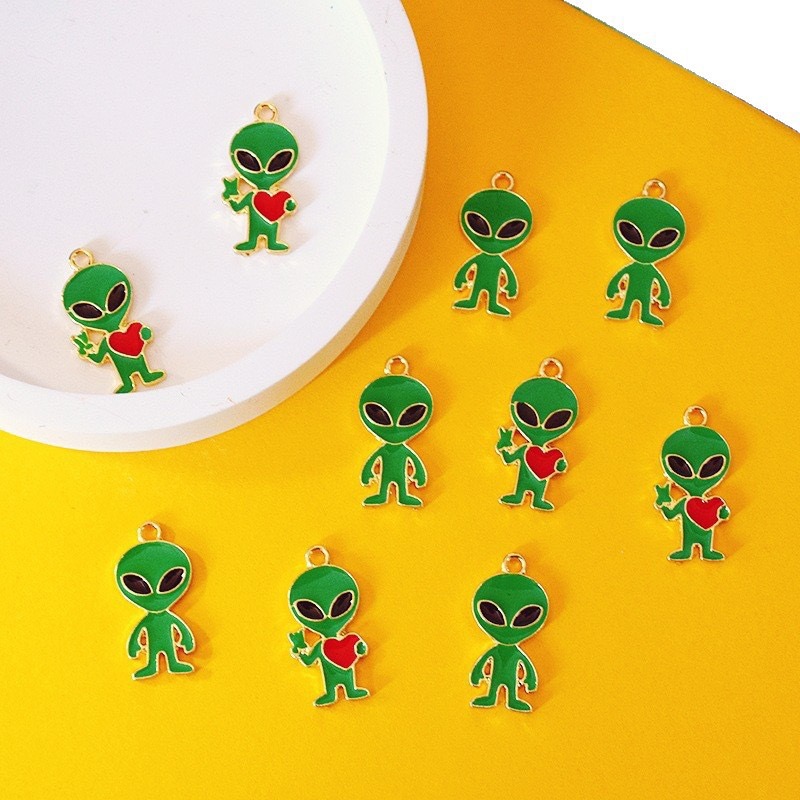 10pcs Simple Alien Alloy Drip  - Jewelry Making recension och pris