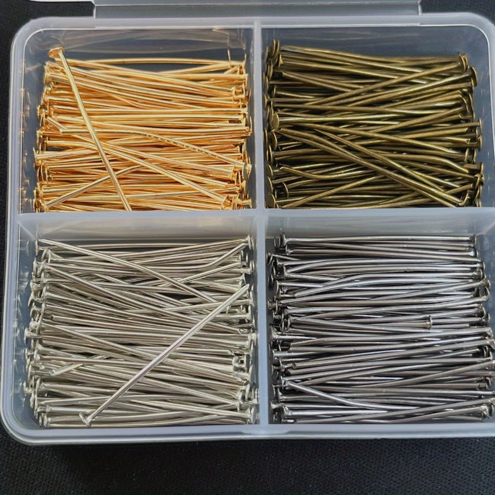 400pcs Mixed Iron Head Pins 30 - Jewelry Making Tools And Supplies recension och pris