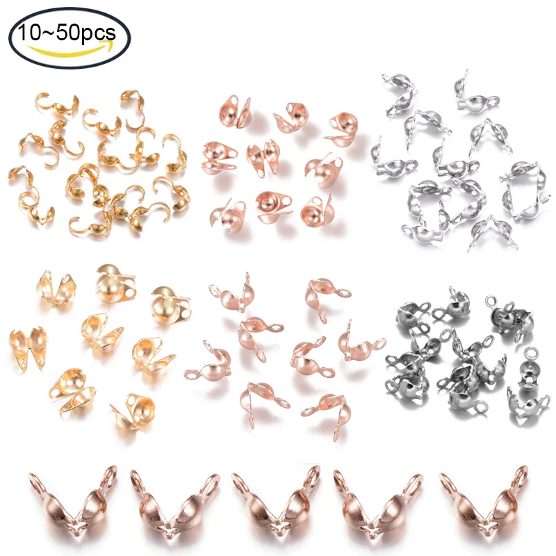 10~50 Pcs Stainless Steel Bead - Jewelry Making Knots recension och pris