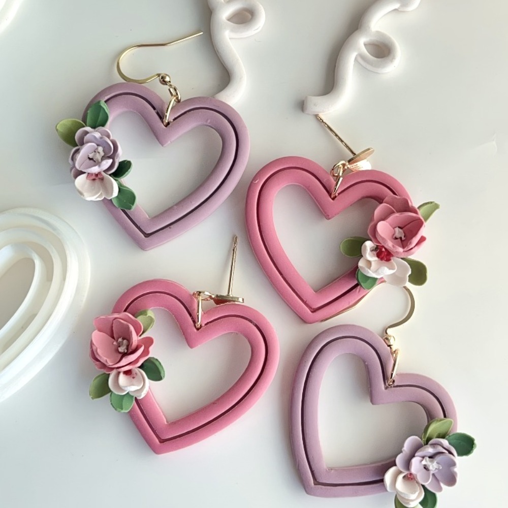 3Pcs Love Balloon Heart Polyme - Jewelry Making Techniques recension och pris