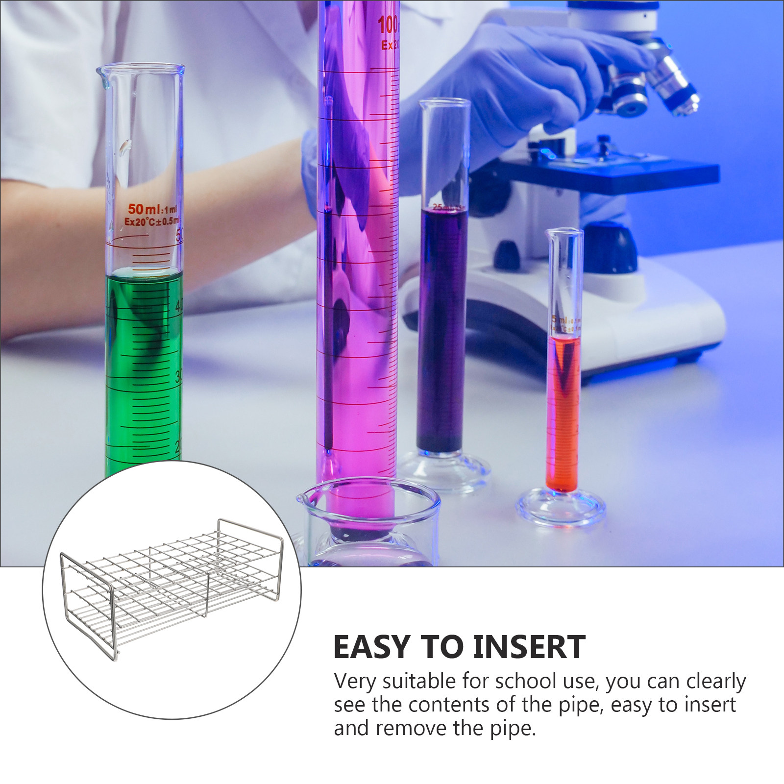 1pc 50 Holes Square Test Tube  - Jewelry Making recension och pris