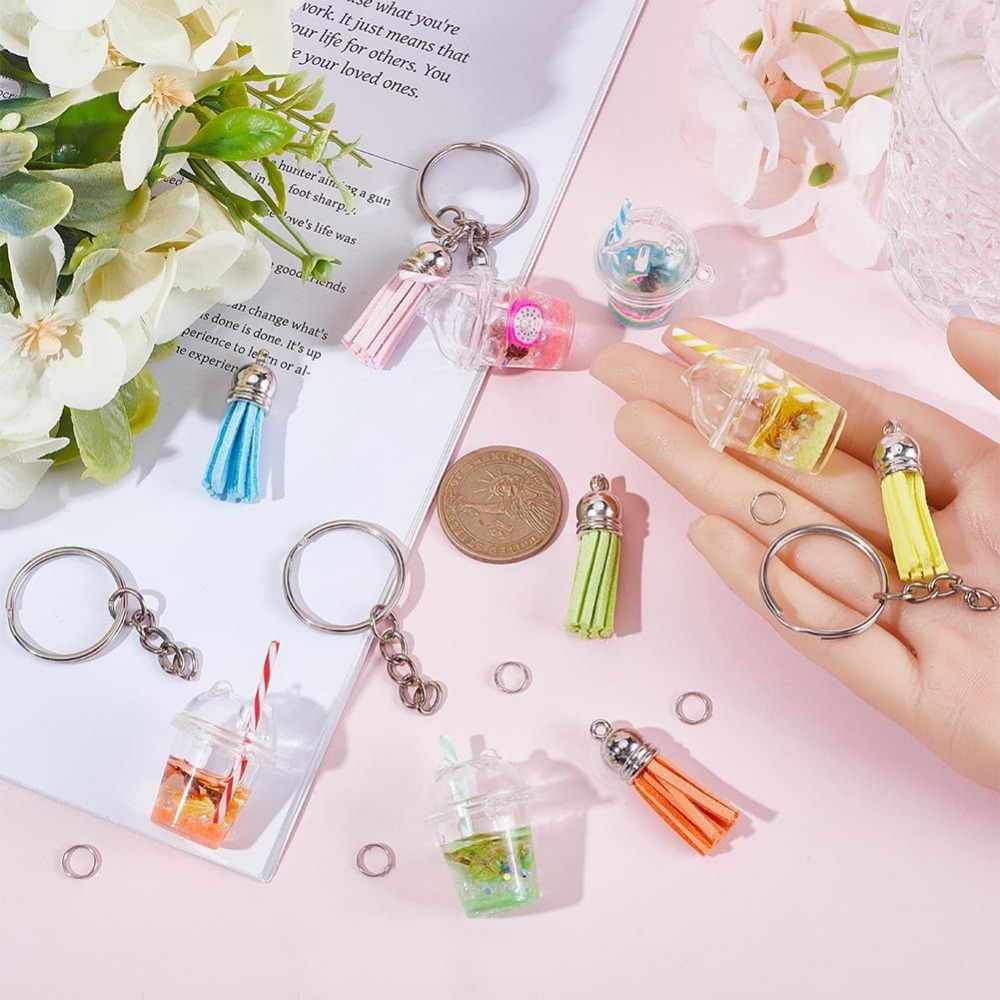 35Pcs DIY 5 Sets Bubble Tea Ke - Jewelry Making Set recension och pris