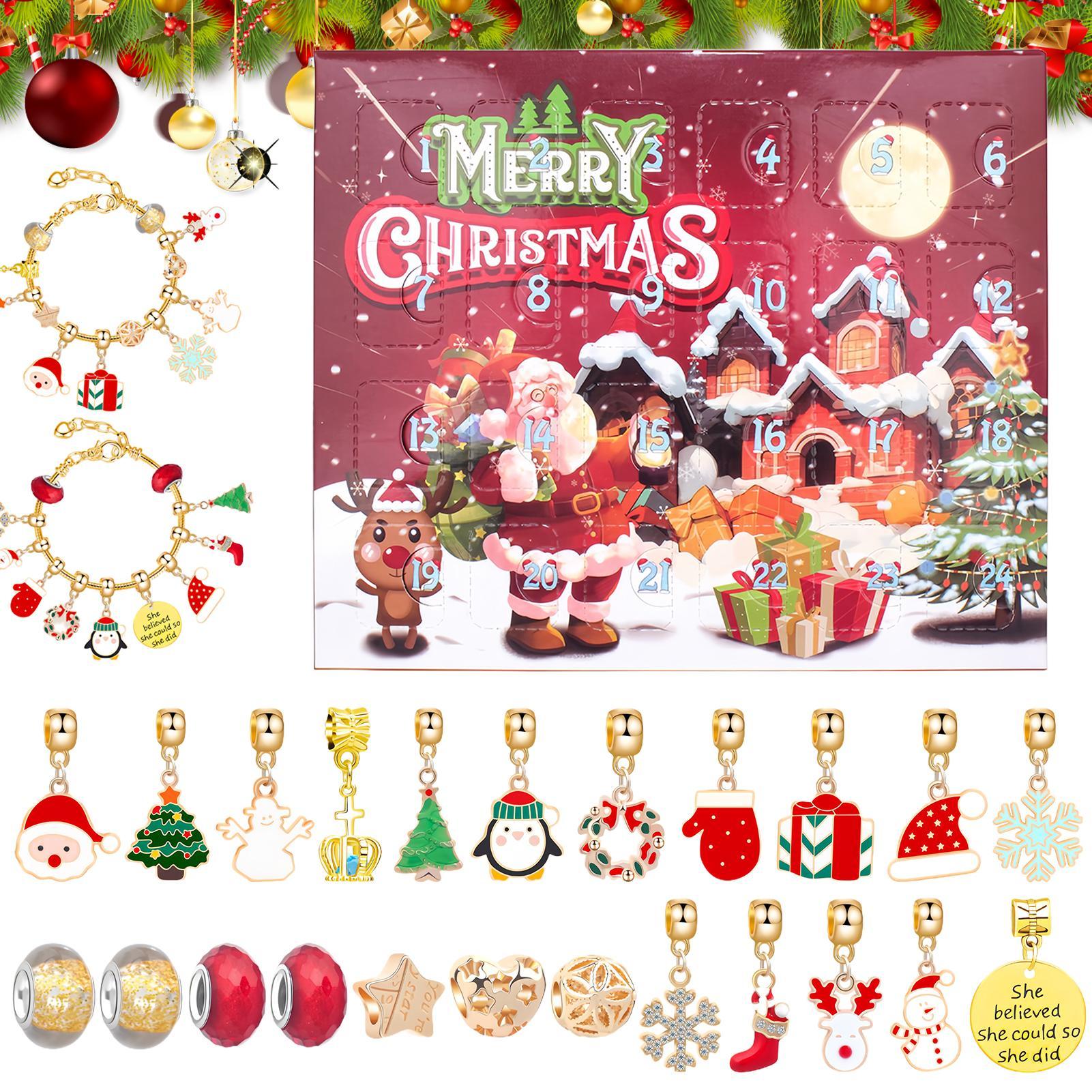 Christmas Bracelet Beaded Adve - Jewelry Making Advent Calendar recension och pris