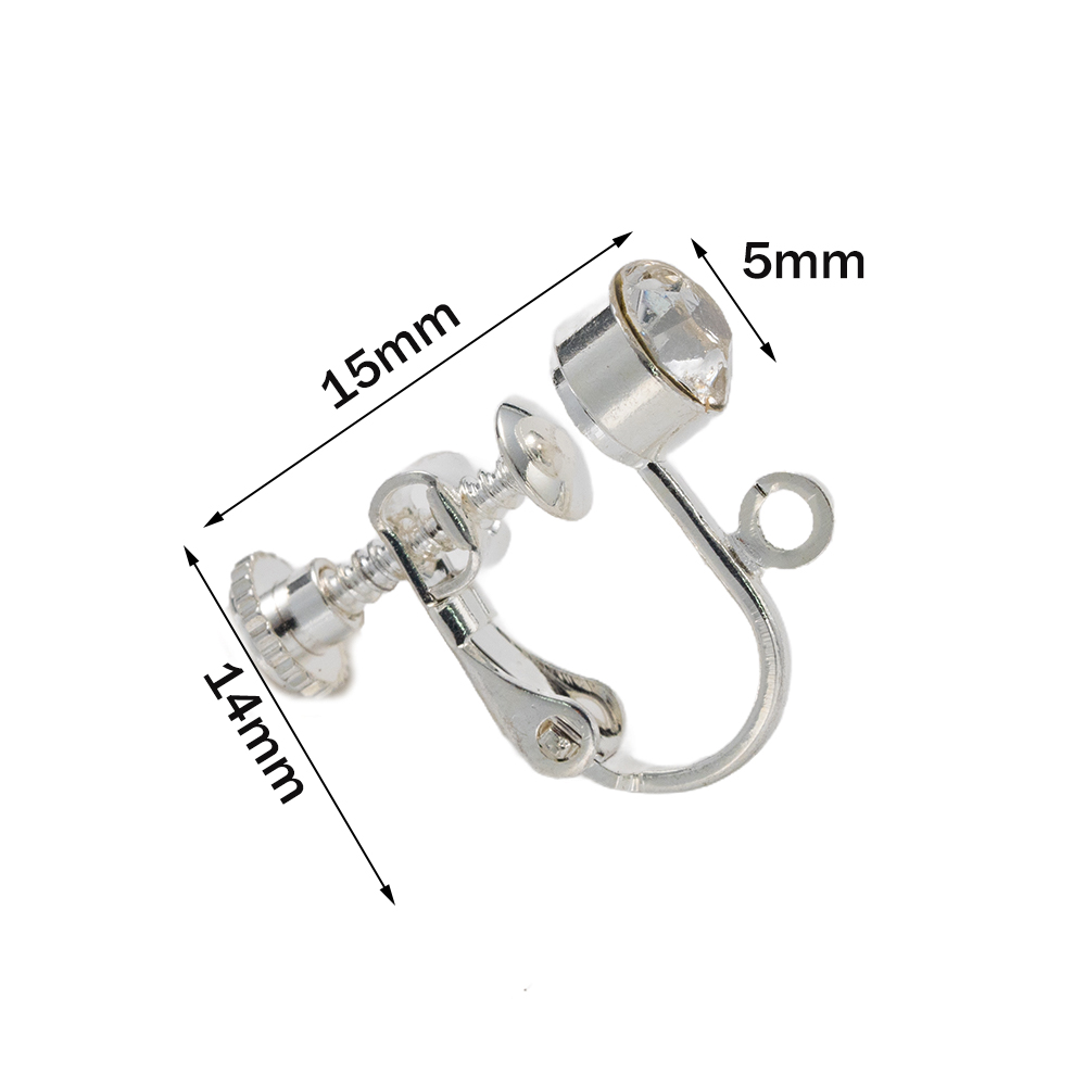 10pcs Brass Clip on Earring Co - Jewelry Making Wire recension och pris