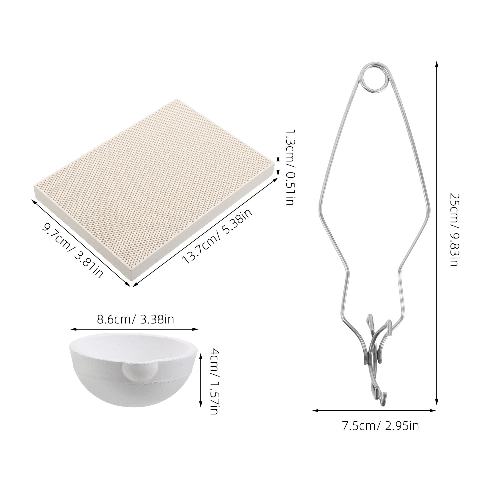 1Set Metal Portable High-tempe - Jewelry Making recension och pris
