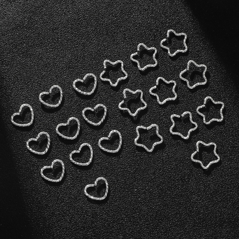 20-30Pcs Star & Love Embossed  - Jewelry Making Knots recension och pris