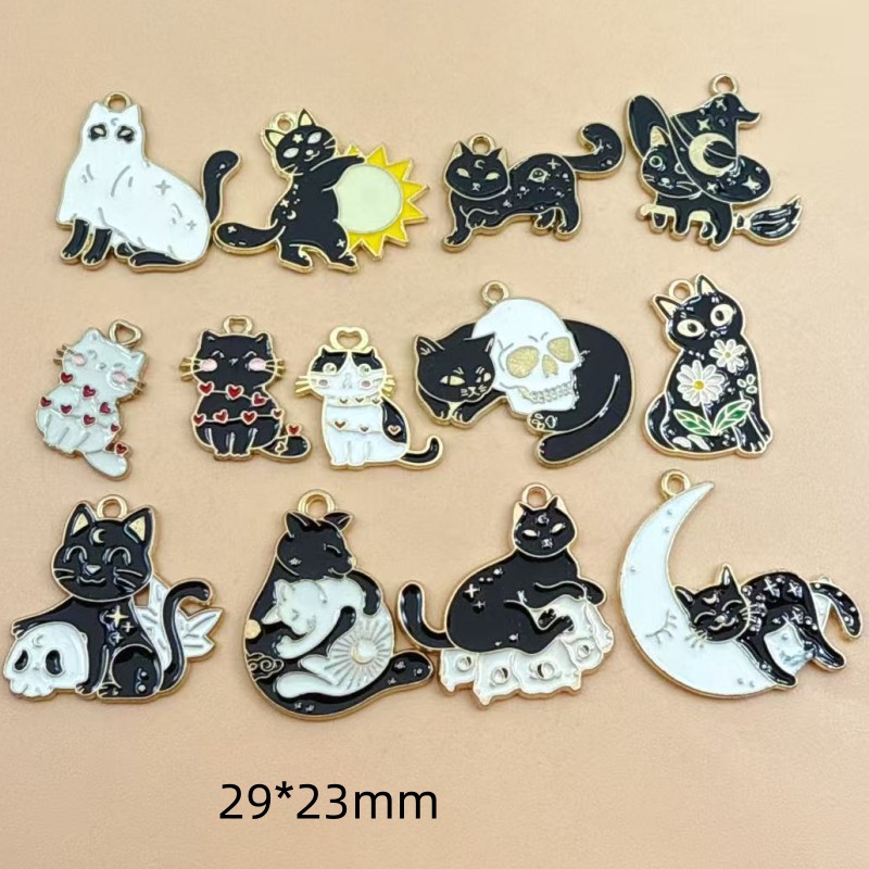 10pcs Original Alloy Enamel Bl - Jewelry Making recension och pris