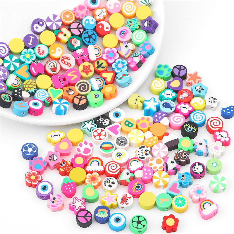 100Pcs Random Style Polymer Cl - Jewelry Making In Clay recension och pris