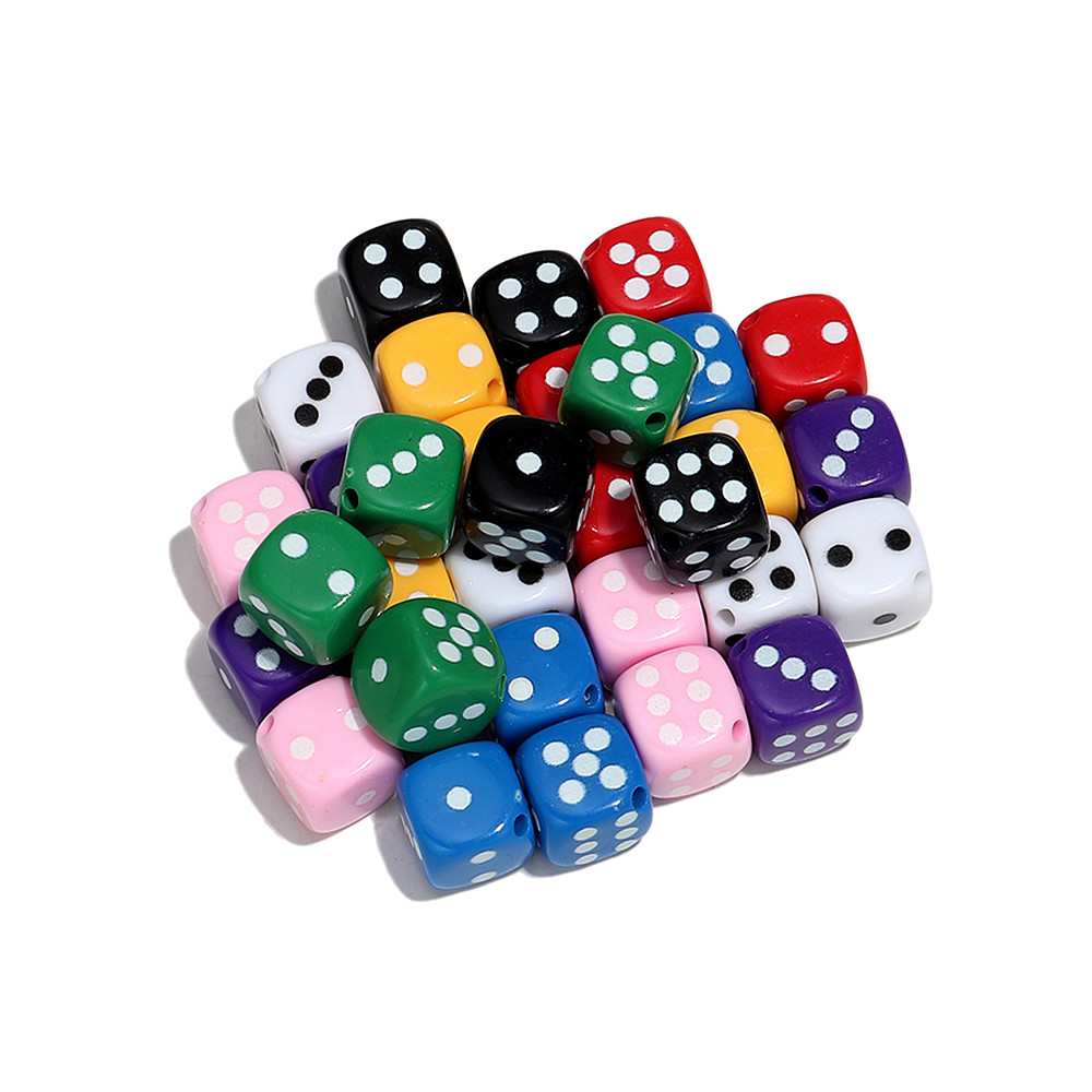 10pcs Acrylic Colorful Funny G - Jewelry Making Game recension och pris