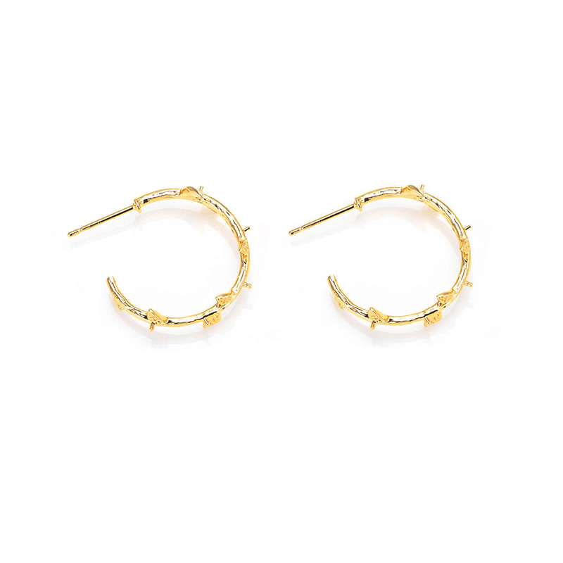 6PCS 18K Gold Color Brass With - Jewelry Making Set recension och pris