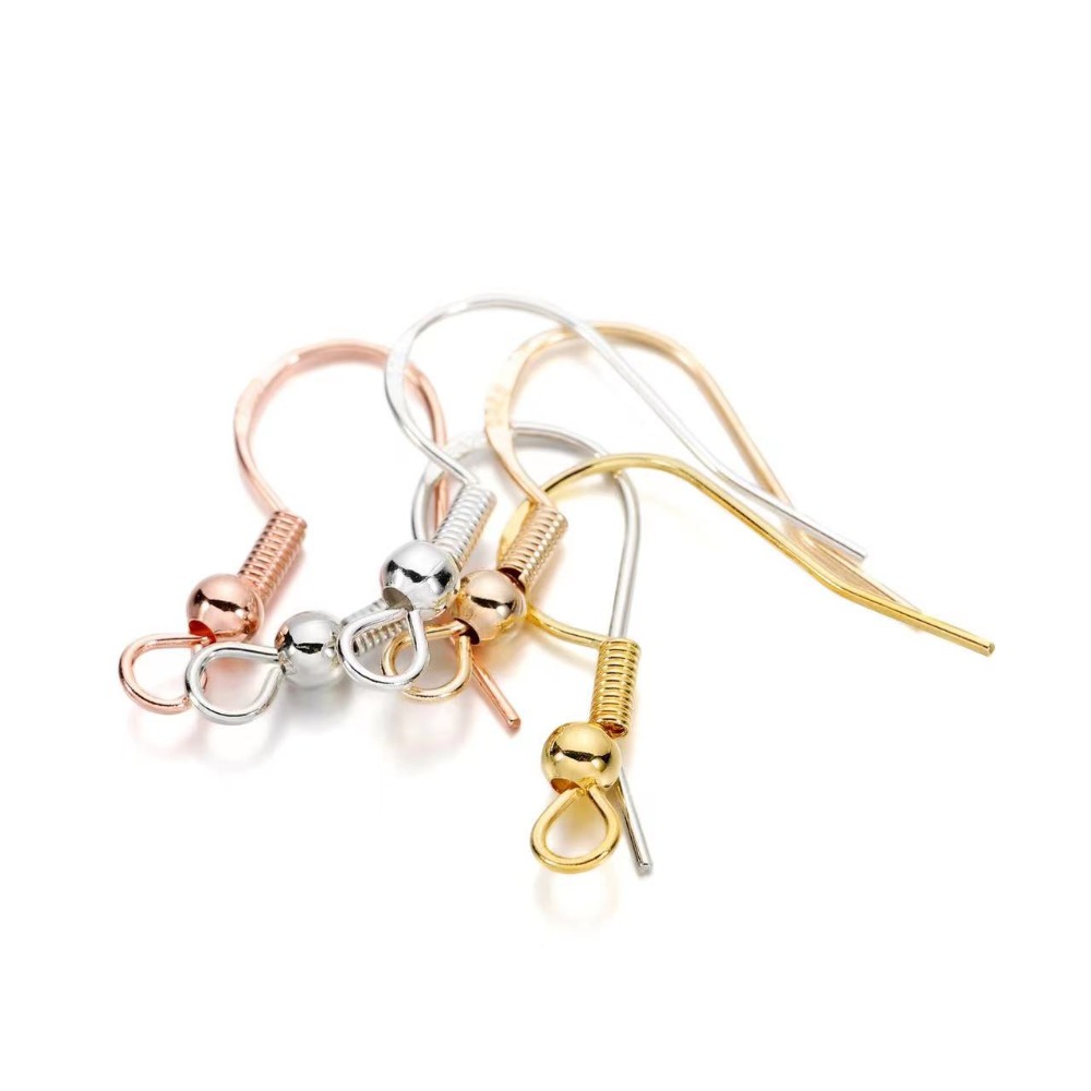 Gold Plated Earring Hooks 100P - Jewelry Making Wire recension och pris