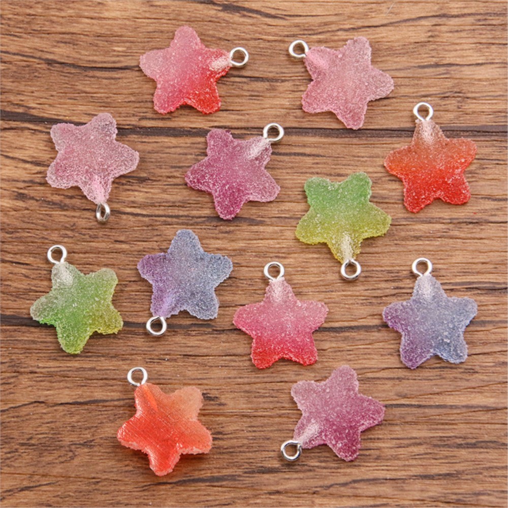 20Pcs Gradient Color Candy Res - Jewelry Making In Clay recension och pris