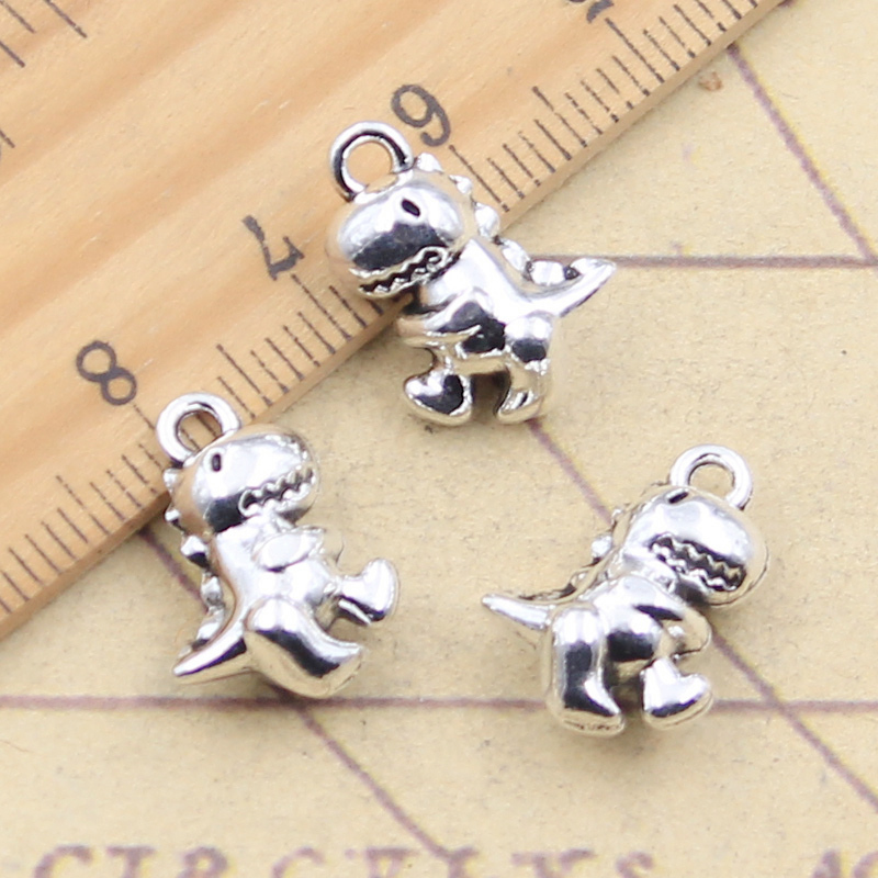 10pcs Charms Dinosaur Baby 16x - Jewelry Making 3 Year Old recension och pris