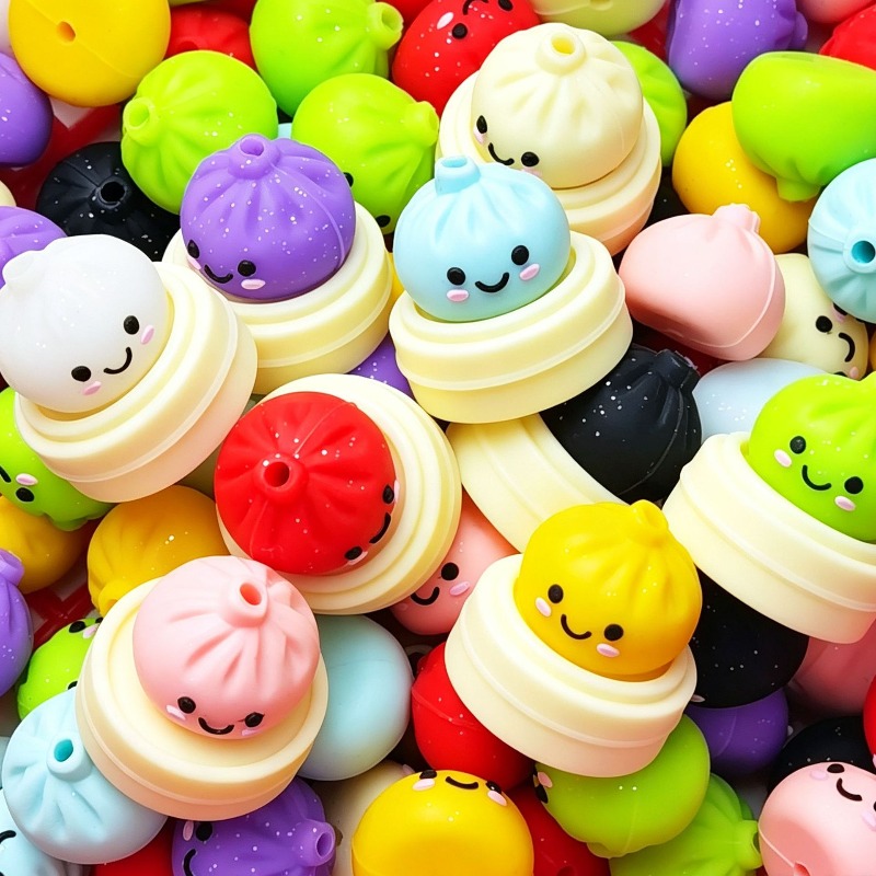 20/50Pcs 3D Silicone Beads Foo - Jewelry Making 3 Year Old recension och pris