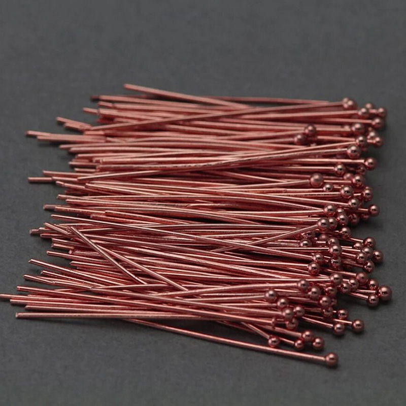 14K Rose Gold Filled Ball Head - Jewelry Making Wire recension och pris