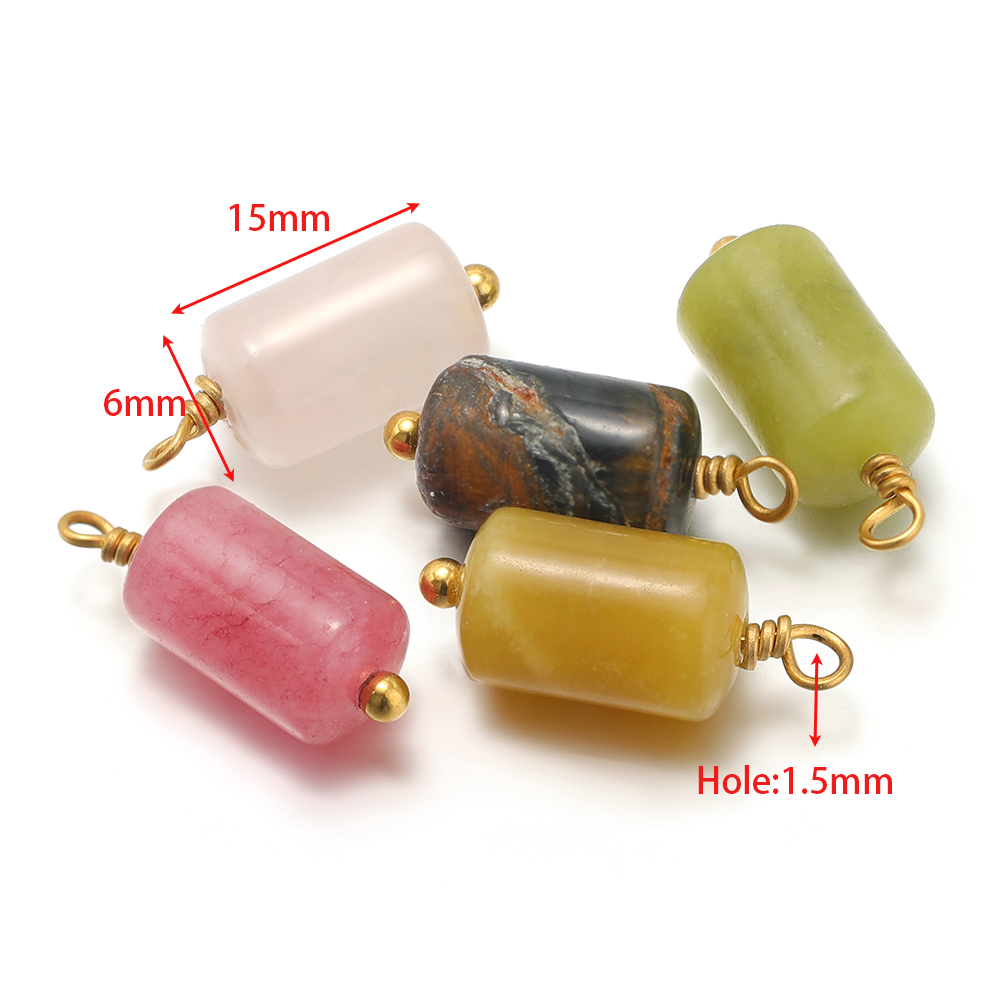 10pcs Stainless Steel Natural  - Jewelry Making Tools And Supplies recension och pris