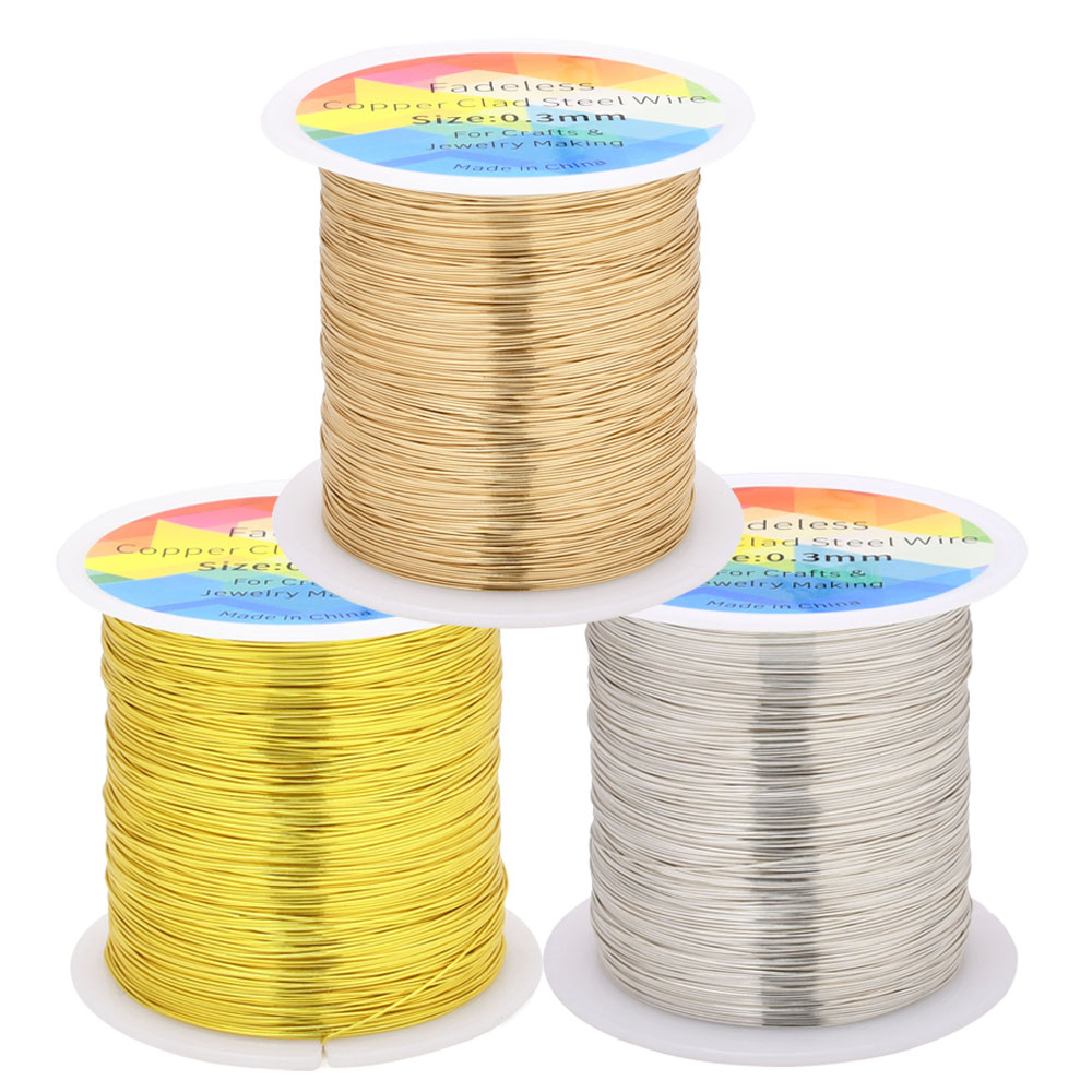 100m/328ft Fadeless Copper Cla - Jewelry Making Wire recension och pris