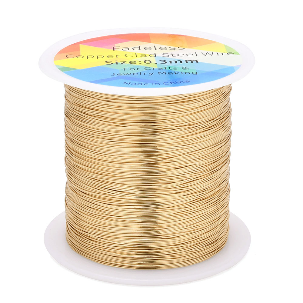 100m/328ft Fadeless Copper Cla - Jewelry Making Wire recension och pris