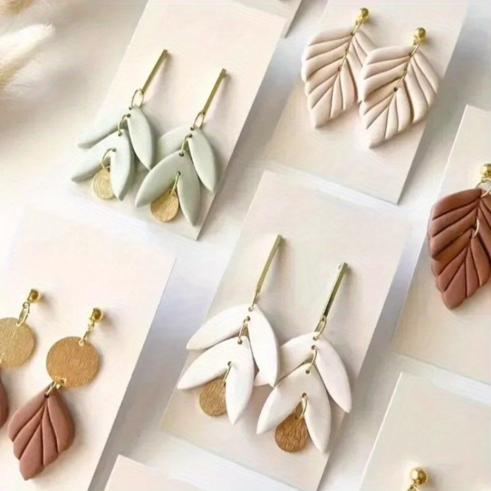 6 Styles Optional Leaf Polymer - Jewelry Making Techniques recension och pris